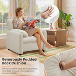 JONPONY Oversized Accent Chairs, 39" Wide Single Sofa Chair with Comfy Upholstered, Modern Chenille Lounge Chair, Comfortable Reading Chair for Living Room & Bedroom