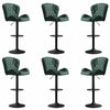 JONPONY Bar Stools Set of 2, Back and Armrest,Velvet Elegant Modern Bar Chairs for Home and Kitchen Counter,Low Back