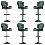JONPONY Bar Stools Set of 2, Back and Armrest,Velvet Elegant Modern Bar Chairs for Home and Kitchen Counter,Low Back