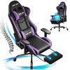 JONPONY Big and Tall 400LBS Gaming Chair, Ergonomic Design, Gamer Chair PU Leather with Footrest and Lumbar Support, High Back Office Chair Support 8 Hours Long Sitting, Computer Chair,Red