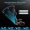 JONPONY Big and Tall 400LBS Gaming Chair, Ergonomic Design, Gamer Chair PU Leather with Footrest and Lumbar Support, High Back Office Chair Support 8 Hours Long Sitting, Computer Chair,Red