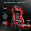 JONPONY Big and Tall 400LBS Gaming Chair, Ergonomic Design, Gamer Chair PU Leather with Footrest and Lumbar Support, High Back Office Chair Support 8 Hours Long Sitting, Computer Chair,Red