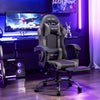 JONPONY Big and Tall Gaming Chair, Ergonomic Design, Gamer Chair PU Leather with Footrest and Lumbar Support, High Back Office Chair Support 8 Hours Long Sitting, Computer Chair,Black Grey