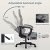 JONPONY Ergonomically adjustable esports chair, equipped with headrests and waist pillows, adjustable height, suitable for offices and gaming rooms，Grey
