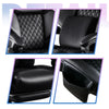 JONPONY Big and Tall Chair 500lbs with 3D Rolling Massage Lumbar Cushion Executive Chairs High Back Reclining Chair with Footrest Wide Seat Breathable Back Support Home Desk Chairs,Black