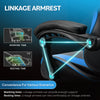 JONPONY Big and Tall Gaming Chair, Ergonomic Design, Gamer Chair PU Leather with Footrest and Lumbar Support, High Back Office Chair Support 8 Hours Long Sitting, Computer Chair,Black Blue