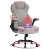 JONPONY Big and Tall Office Chair 400lbs Capacity, Ergonomic Leather High Back Executive Desk Chair with Tilt, Rock & Tension Adjustment, Extra Wide Seat, Padded Armrests
