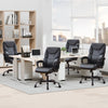 JONPONY Big and Tall Office Chair 400LBS Wide Seat Ergonomic Computer Desk Chair High Back Executive Leather Chair Adjustable Task Chair Lumbar Back Support 8 Hours Heavy Duty Design