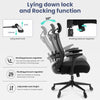 JONPONY Big and Tall Office Chair 500LBS Ergonomic Office Chair with Lumbar Support, Adjustable Armrest and Headrest Mesh Chair,8 Hours Heavy Duty Design,Black