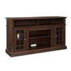 JONPONY Classic TV Media Stand Modern Entertainment Console for TV Up to 65" with Open and Closed Storage Space, Espresso