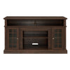 JONPONY Classic TV Media Stand Modern Entertainment Console for TV Up to 65" with Open and Closed Storage Space, Espresso