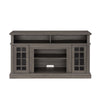 JONPONY Classic TV Media Stand Modern Entertainment Console for TV Up to 65" with Open and Closed Storage Space, Espresso