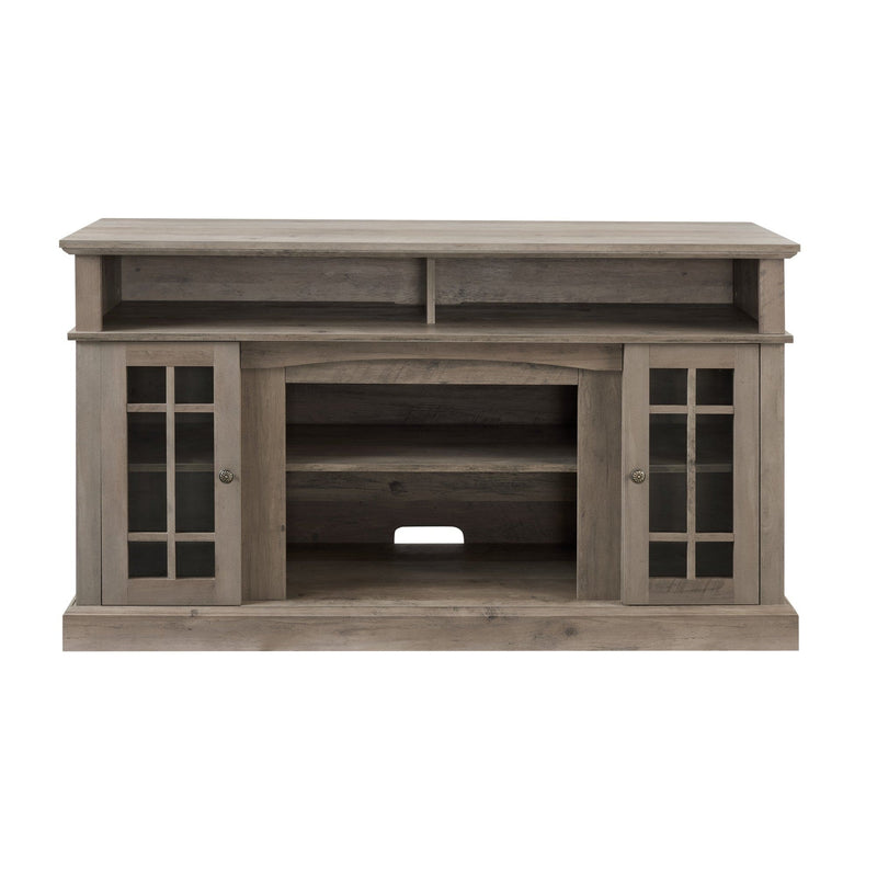 JONPONY Classic TV Media Stand Modern Entertainment Console for TV Up to 65" with Open and Closed Storage Space, Espresso