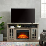 JONPONY Classic TV Media Stand Modern Entertainment Console for TV Up to 65" with Open and Closed Storage Space, Espresso