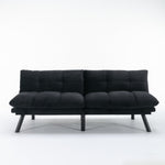 JONPONY Convertible Folding Modern sofa Bed, Sofa Sleeper, Modern Futon for Living Room, Small Space, Apartment Office, Grey