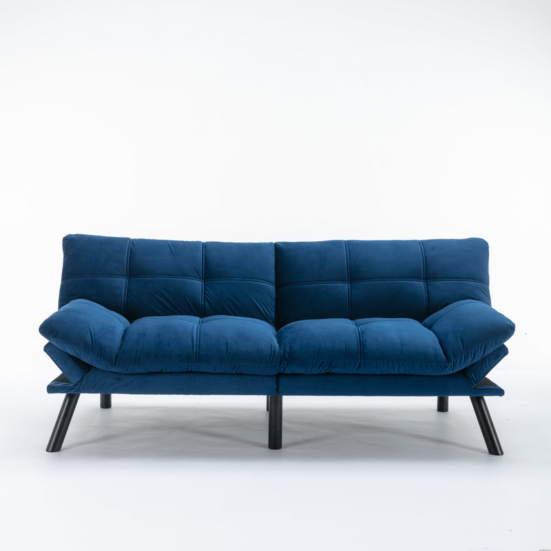 JONPONY Convertible Folding Modern sofa Bed, Sofa Sleeper, Modern Futon for Living Room, Small Space, Apartment Office, Grey