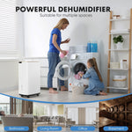 JONPONY Dehumidifier, 2,000 Sq.Ft Coverage, Energy Star Portable Dehumidifier with Drain Hose, Powerful Moisture Removal and Humidity Control for Basement, Bedroom, Bathroom, Large Rooms