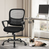 JONPONY Desk Chair,Office Chair with Ergonomic Lumbar Support, Mid-Back Mesh Swivel Rolling Work with Wheels for Home, Office, Bedroom