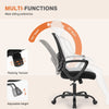 JONPONY Desk Chair,Office Chair with Ergonomic Lumbar Support, Mid-Back Mesh Swivel Rolling Work with Wheels for Home, Office, Bedroom