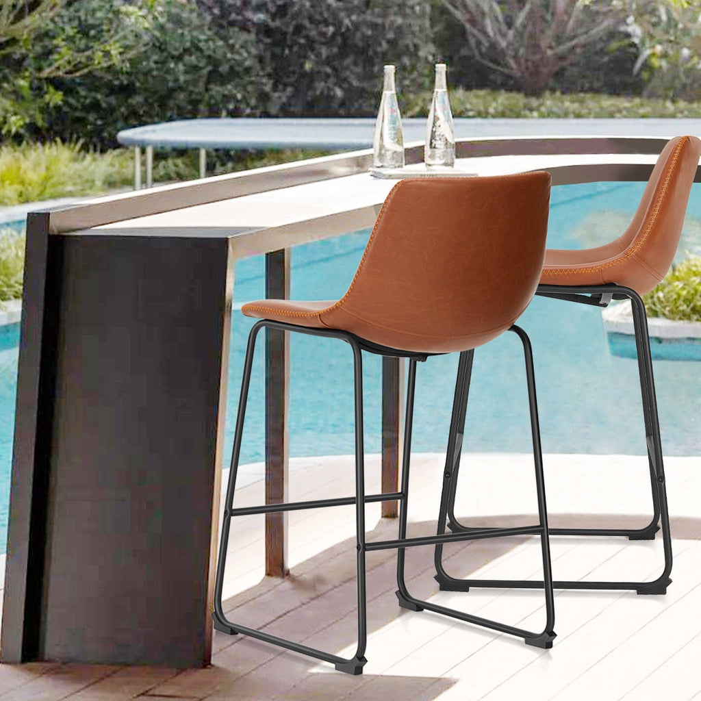 JONPONY Dining Chairs  Kitchen Chairs with Metal Legs for Living