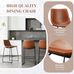 JONPONY Dining Chairs  Kitchen Chairs with Metal Legs for Living