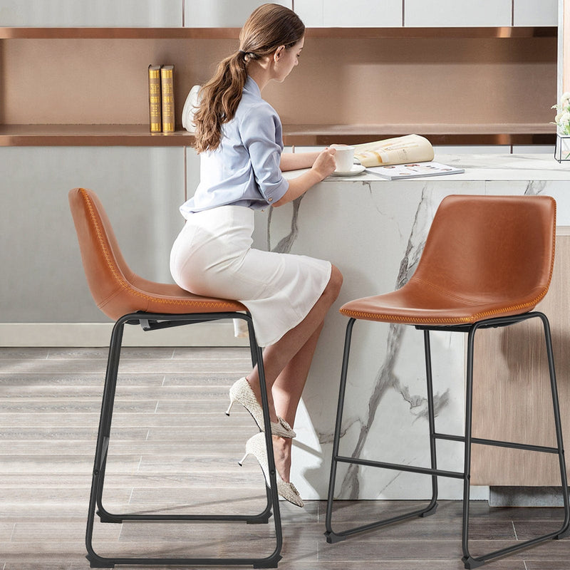 JONPONY Dining Chairs  Kitchen Chairs with Metal Legs for Living