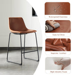 JONPONY Dining Chairs  Kitchen Chairs with Metal Legs for Living