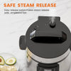 JONPONY Electric Pressure Cooker Stainless Steel Multi Cooker for Rice, Steamer, Yogurt Maker, Slow Cook, Saute, Meat Stew, Cake, Multigrain, Black