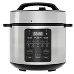 JONPONY Electric Pressure Cooker Stainless Steel Multi Cooker for Rice, Steamer, Yogurt Maker, Slow Cook, Saute, Meat Stew, Cake, Multigrain, Black