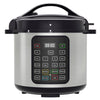 JONPONY Electric Pressure Cooker Stainless Steel Multi Cooker for Rice, Steamer, Yogurt Maker, Slow Cook, Saute, Meat Stew, Cake, Multigrain, Black