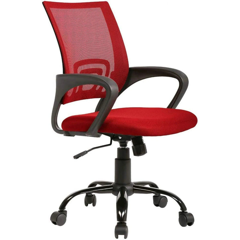 JONPONY Ergonomic Office Chair, Lumbar Support, Adjustable Height with Armrests for Adults