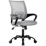 JONPONY Ergonomic Office Chair, Lumbar Support, Adjustable Height with Armrests for Adults