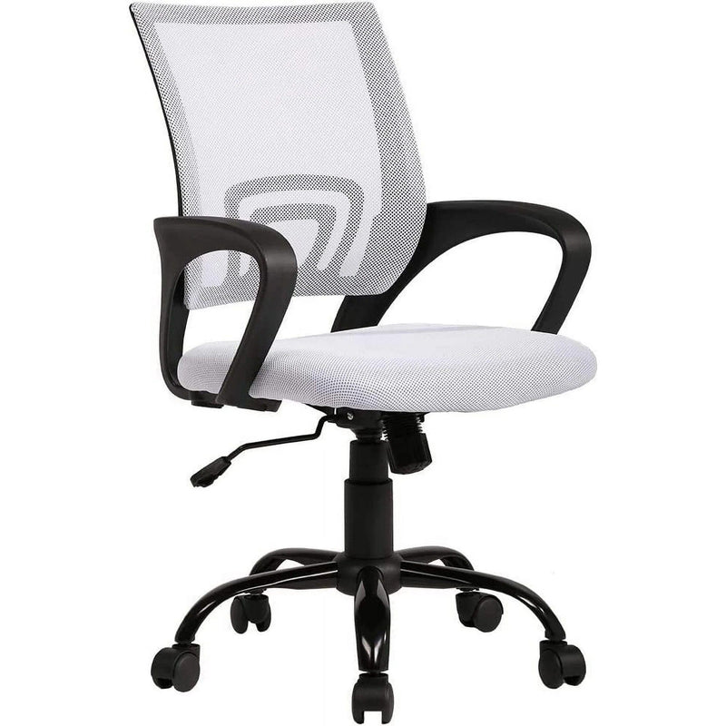 JONPONY Ergonomic Office Chair, Lumbar Support, Adjustable Height with Armrests for Adults