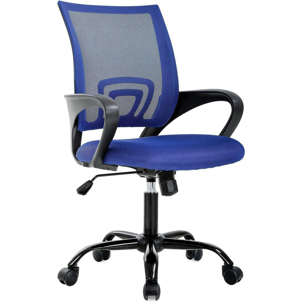 JONPONY Ergonomic Office Chair, Lumbar Support, Adjustable Height with Armrests for Adults