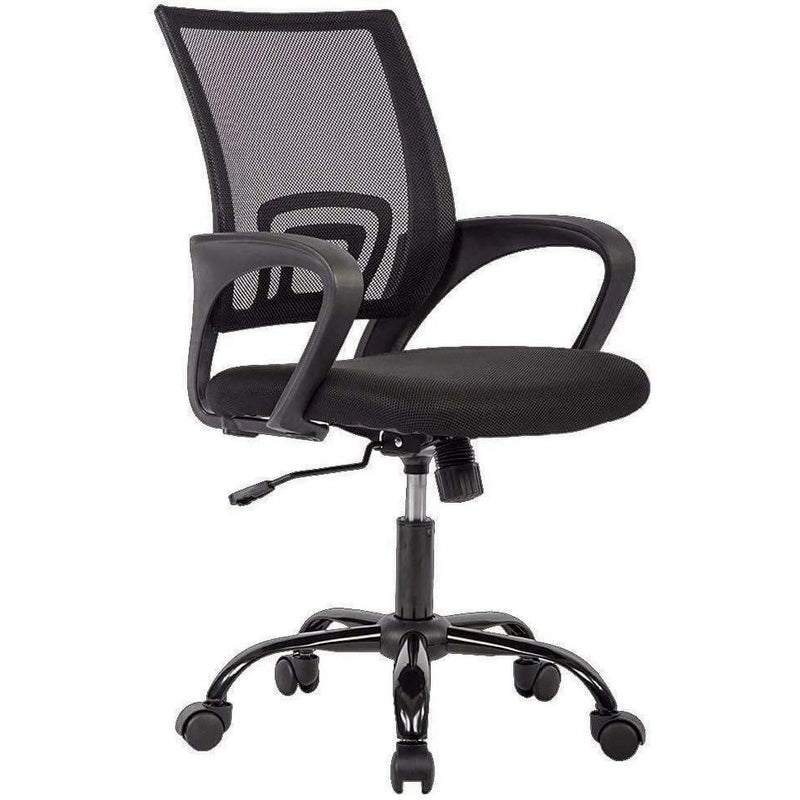 JONPONY Ergonomic Office Chair, Lumbar Support, Adjustable Height with Armrests for Adults