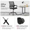 JONPONY Ergonomic Office Chair, Lumbar Support, Adjustable Height with Armrests for Adults