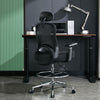 JONPONY Ergonomic Tall Drafting Chair 500Lbs, Mesh Executive Tall Office Chair, High Back Standing Desk Chair with Adjustable Headrest, Back, Arm & Foot Ring