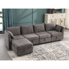 JONPONY Modular Couches and Sofas Sectional with Storage Sectional Sofa L Shaped Sectional Couch with Reversible Chaises