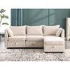 JONPONY Modular Couches and Sofas Sectional with Storage Sectional Sofa L Shaped Sectional Couch with Reversible Chaises