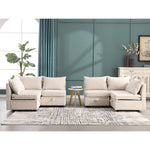 JONPONY Modular Couches and Sofas Sectional with Storage Sectional Sofa L Shaped Sectional Couch with Reversible Chaises