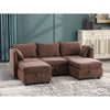 JONPONY Modular Couches and Sofas Sectional with Storage Sectional Sofa L Shaped Sectional Couch with Reversible Chaises