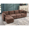 JONPONY Modular Couches and Sofas Sectional with Storage Sectional Sofa L Shaped Sectional Couch with Reversible Chaises