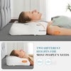 JONPONY Memory Foam Cervical Neck Pillow, Ergonomic Contour Design for Neck & Shoulder Pain Relief, Breathable