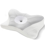 JONPONY Memory Foam Cervical Neck Pillow, Ergonomic Contour Design for Neck & Shoulder Pain Relief, Breathable