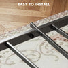 JONPONY Metal Bed Frame with Headboard & Footboard, 800LBS Mattress Foundation, Sturdy Noise-Free Slats, No Box Spring Needed, Easy Assembly, Rust Brown