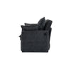 JONPONY Queen Size Pull Out Sleeper Sofa Couch Bed, Cloud Velvet Convertible Loveseat Futon Lounge Recliner Sofabed with Thicked Cushions and Side Storage for Living Room,Bedroom