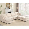 JONPONY Sectional Couch, Modular Sectional Sofa Pet-Friendly Couch with Storage, Sleeper Sectional Sofa, Comfortable Convertible Sectional Couches for Living Room