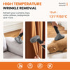 JONPONY Standing Garment Steamer 1500W, Professional Wrinkle Remover with 1.7L Water Tank for 55 Min Continuous Steaming, Heats in 45 Seconds, Height Adjustable with Roll Wheels