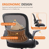 JONPONY Tall Drafting Office Chair,Desk Chair with Ergonomic Lumbar Support for Home, Office, Bedroom, for Adults,Black