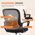 JONPONY Tall Drafting Office Chair,Desk Chair with Ergonomic Lumbar Support for Home, Office, Bedroom, for Adults,Gray
